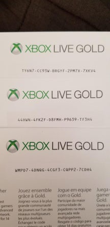 xbox 360 live codes